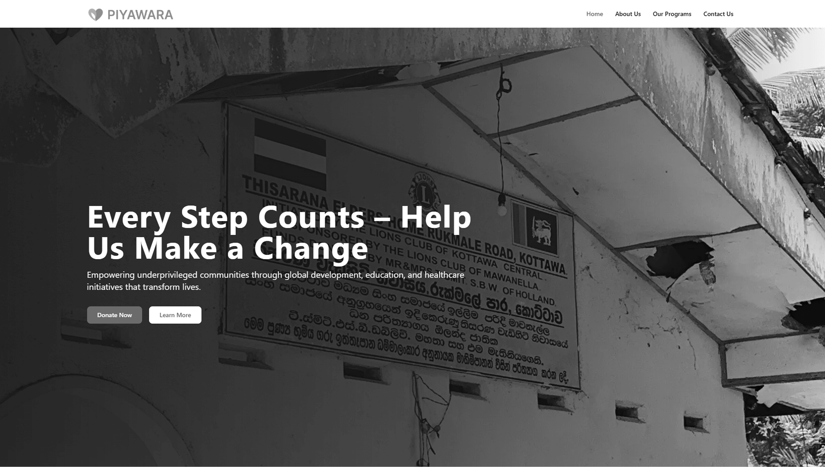 PIYAWARA FOUNDATION PROJECT