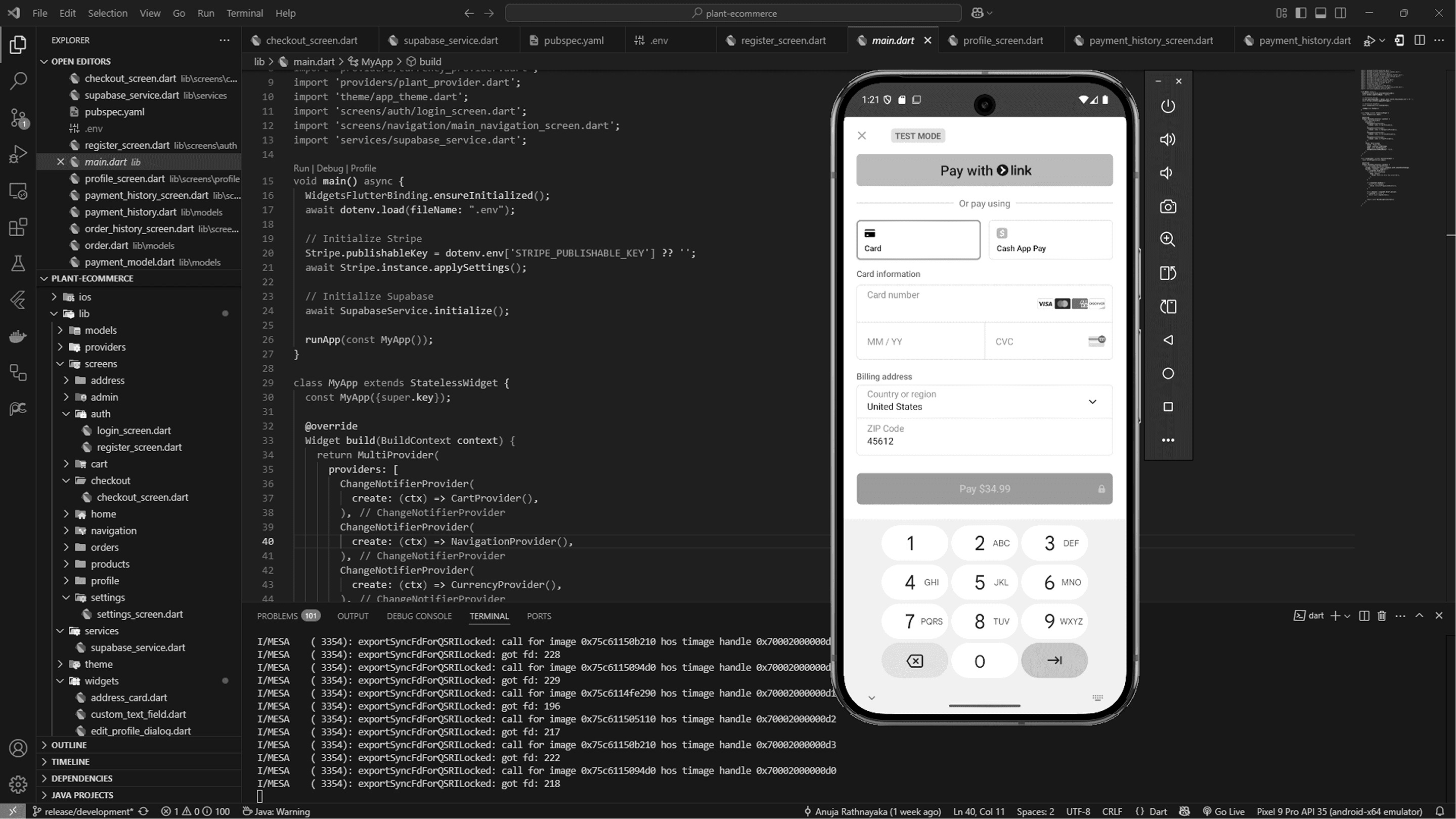 PLANT E-COMMERCE PLATFORM